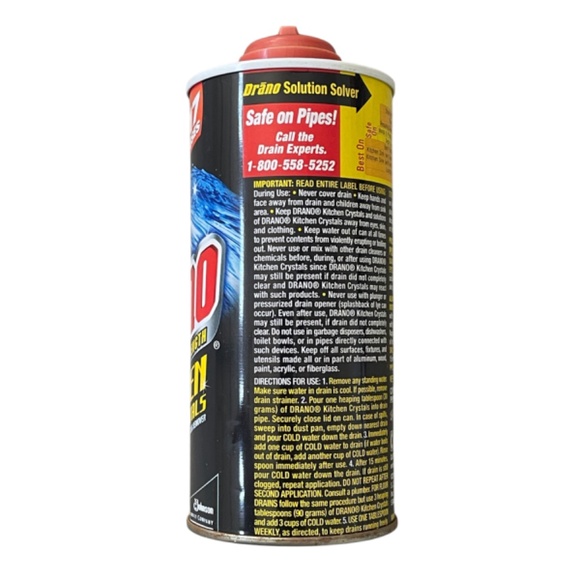 Drano Professional Strength Kitchen Crystals Clog Remover 510g  - New, unopened - Picture 3 of 6